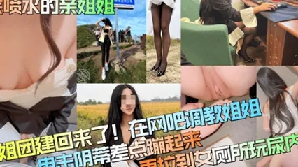 會噴水的親姐姐 姐姐團建回來了在網吧調教姐姐電擊陰蒂差點蹦起來再拉到女廁所玩尿內射 全集 封面